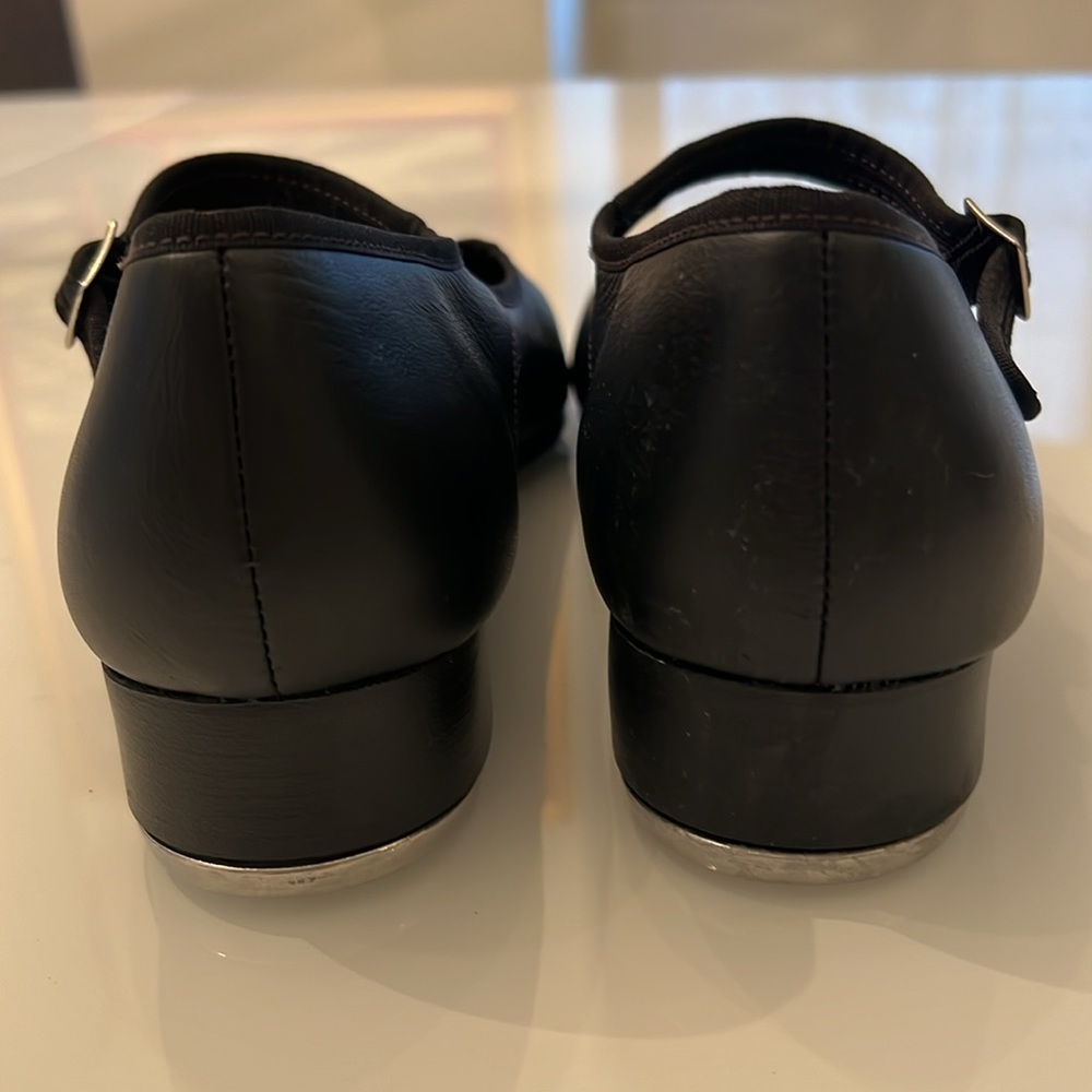 Capezio black leather Mary Jane tap shoes - Picture 4 of 9